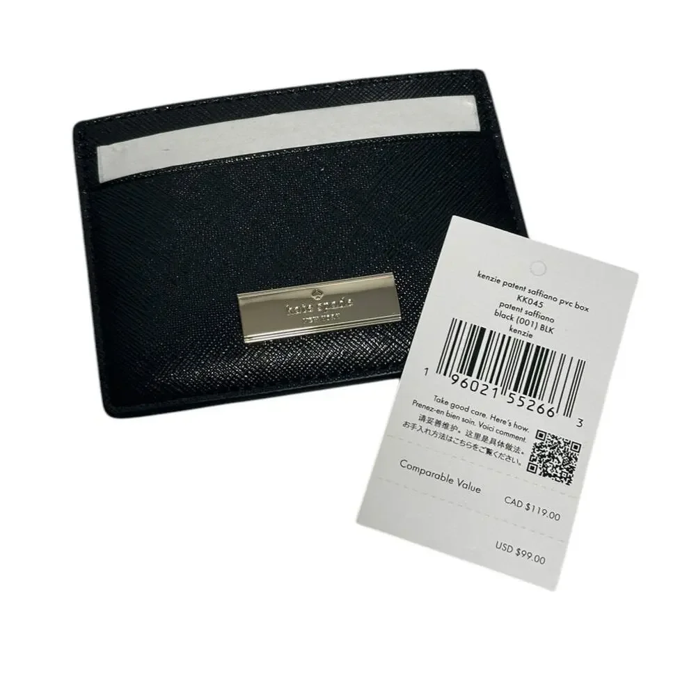 Kate Spade Kenzie Boxed Small Card holder Black